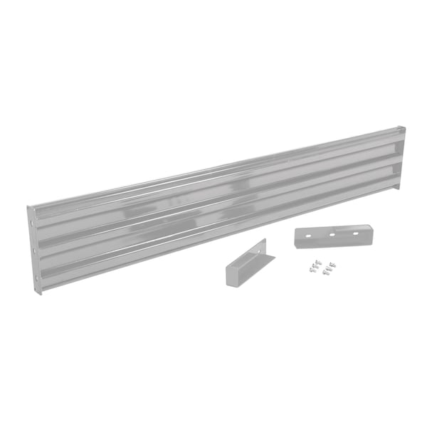 Drop-In Style Guard Rail 9 Ft Silver